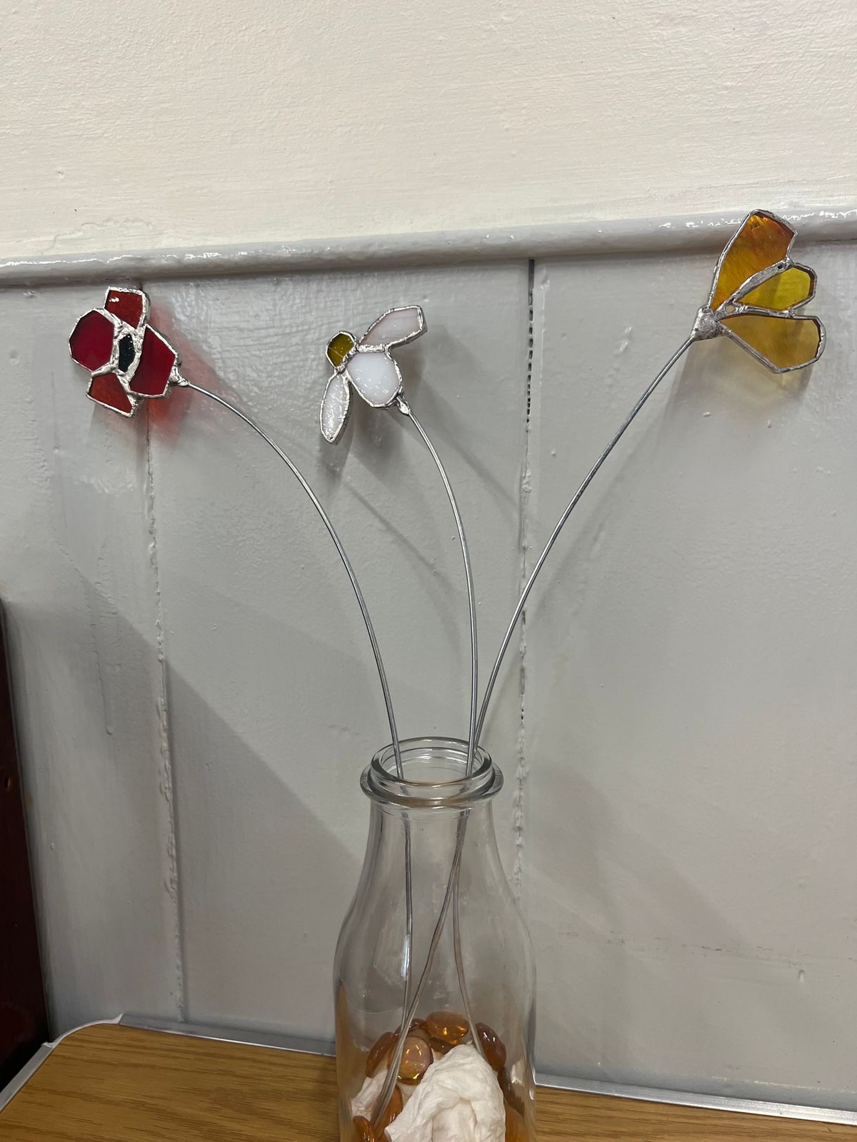 Making a Stained Glass Flower Bouquet