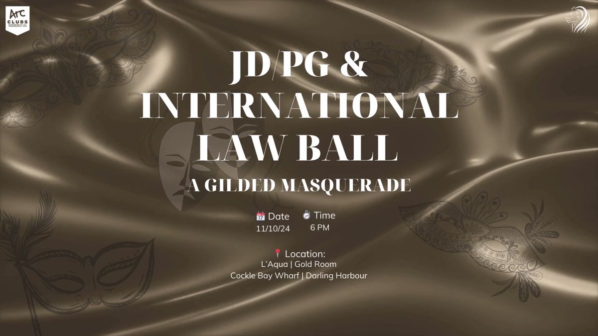 JD\/PG & International Law Ball