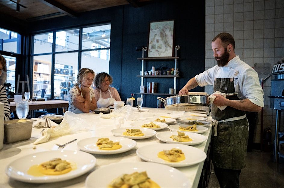 Short Rib Ravioli with Veal Demi-Glace