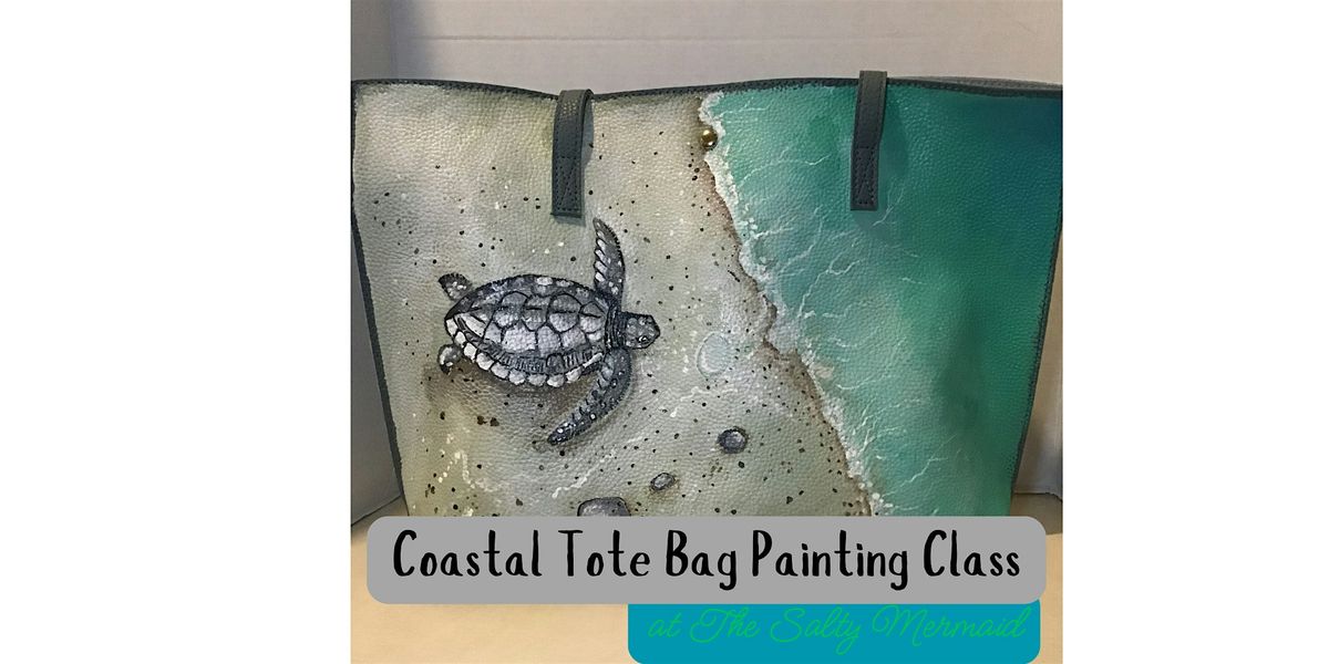 Coastal Tote Bag Painting Class