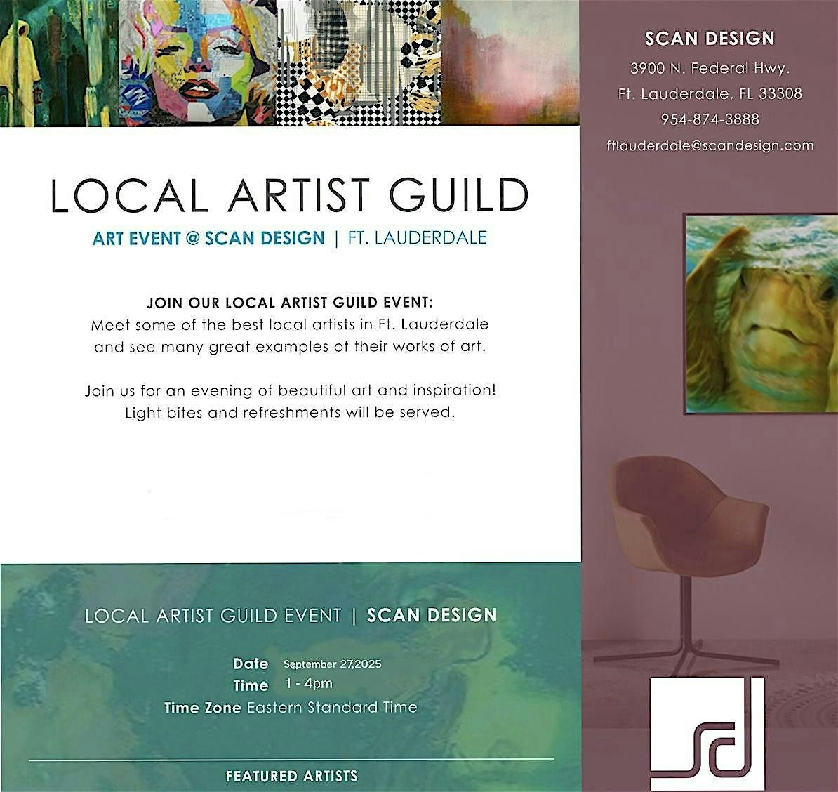 Local Artist Guild at Scan Design Ft Lauderdale