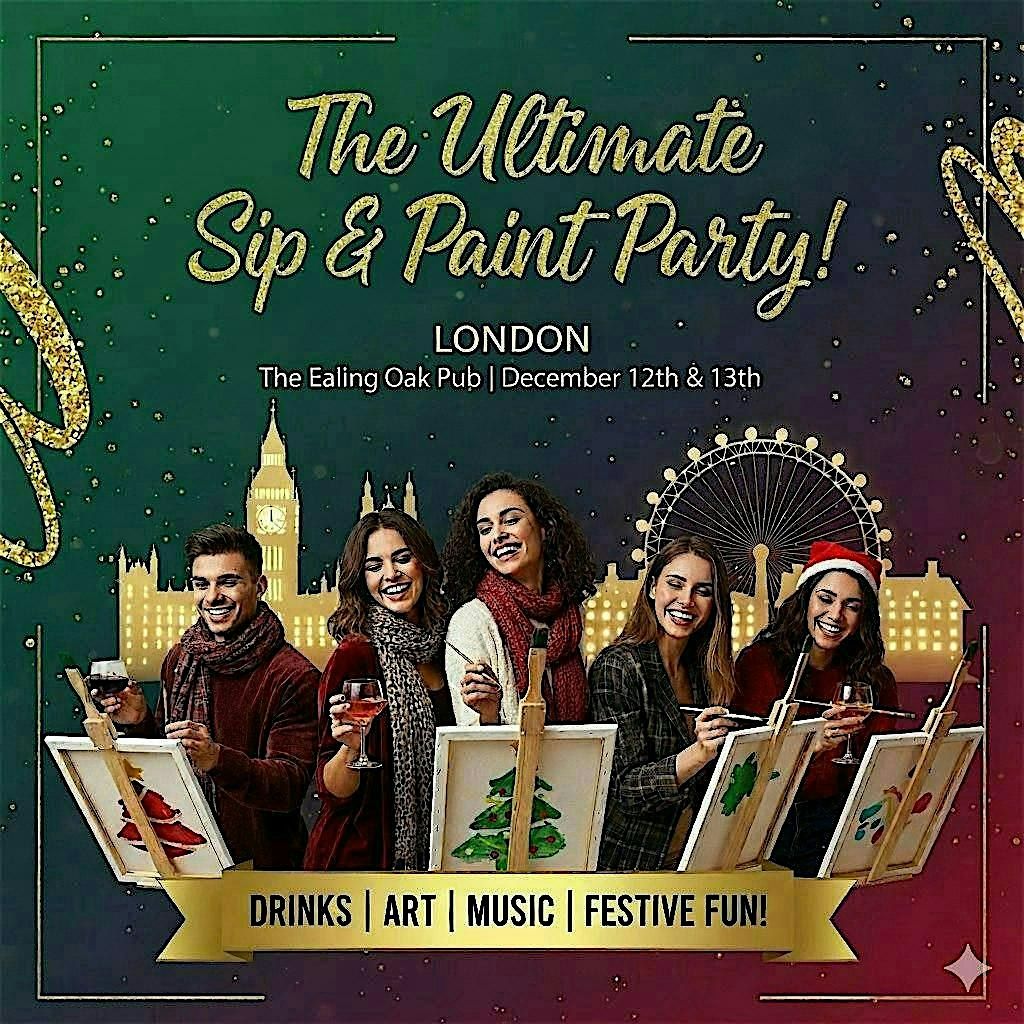 The Ultimate Christmas Sip & Paint Party!