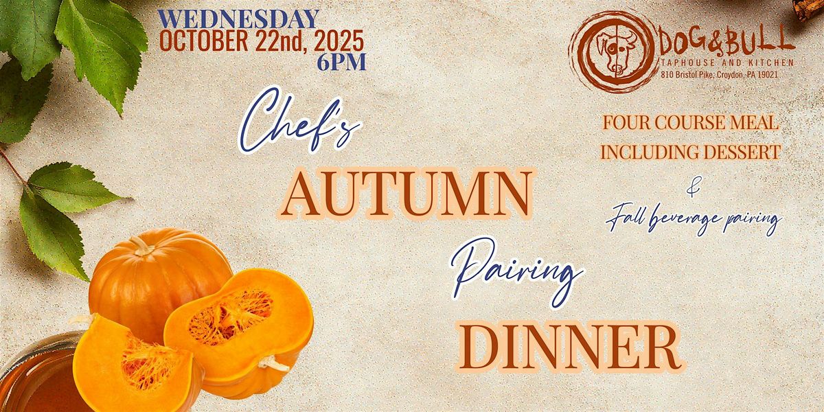 Dog & Bull - Autumn Pairing Dinner