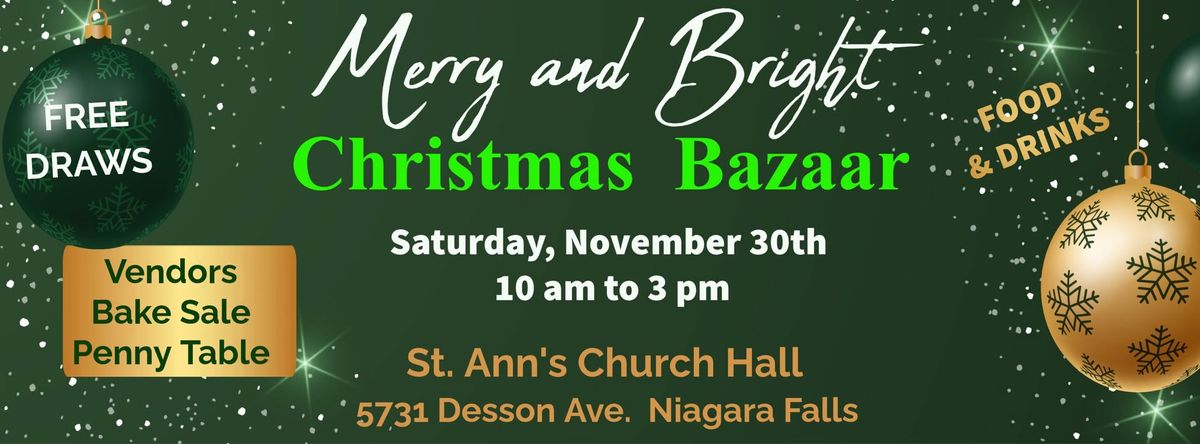 Merry and Bright Christmas Bazaar