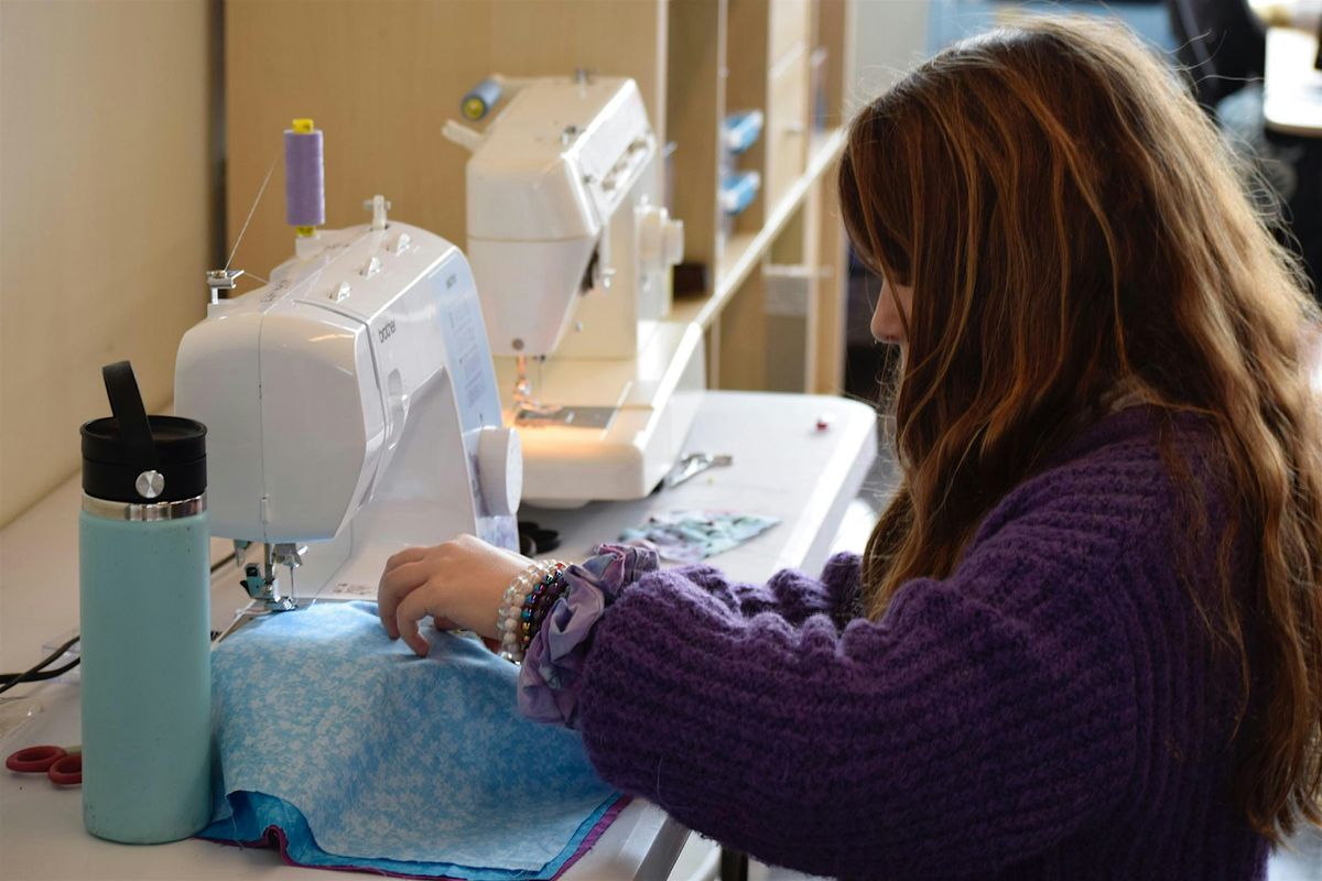 Fall break sewing camp: Make an apron and cookie decorating