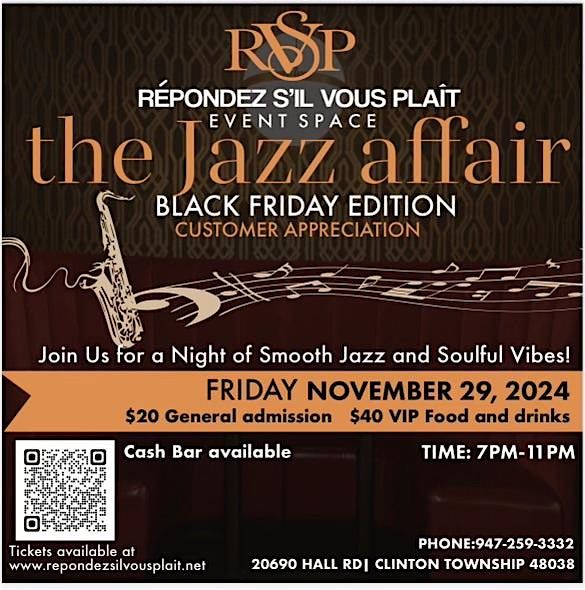 The Jazz Affair Black Friday Edition