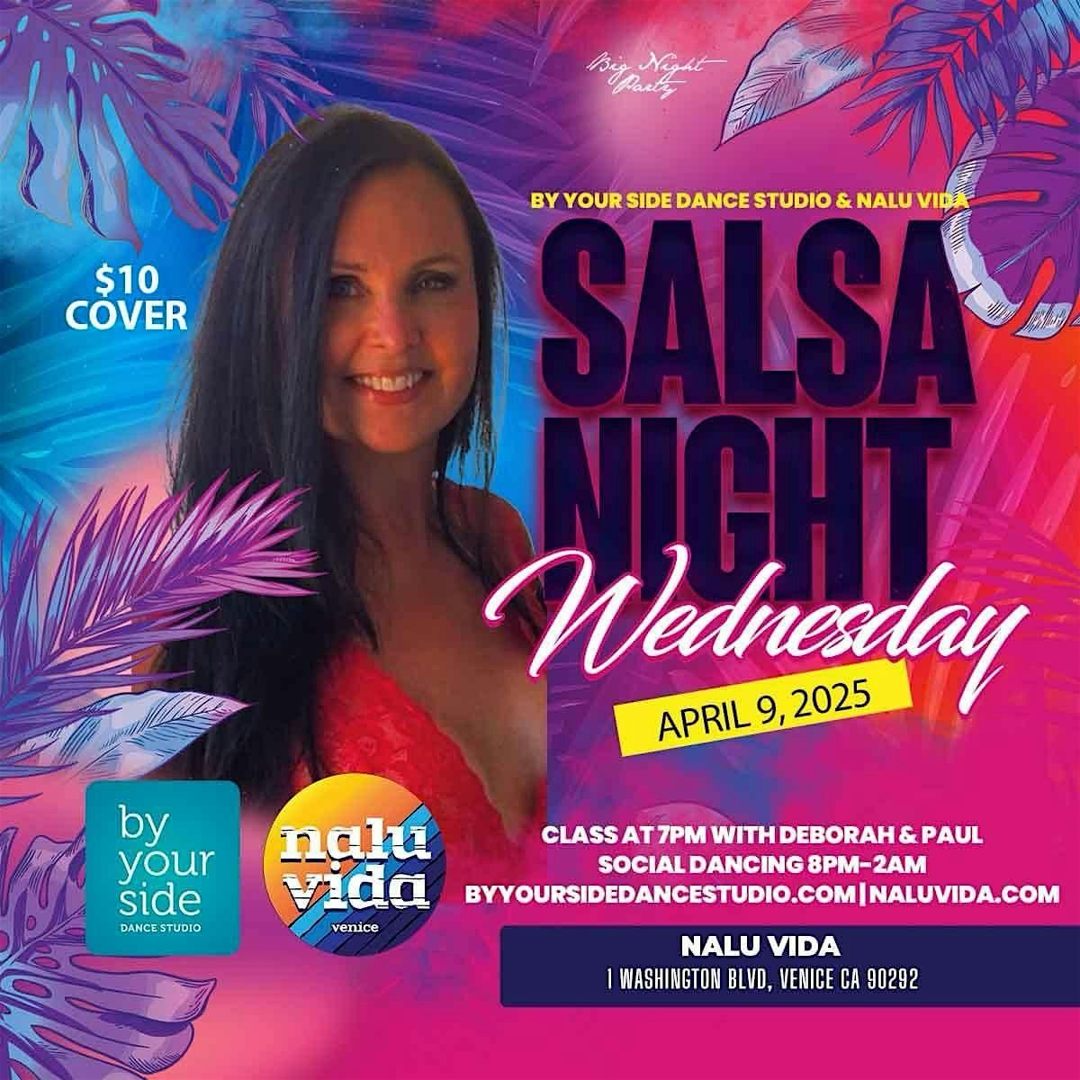 Salsa Dancing at Nalu Vida 2nd Wednesday Monthly
