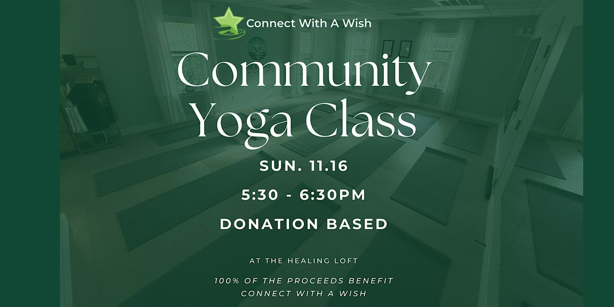 Community Yoga for Connect With A Wish