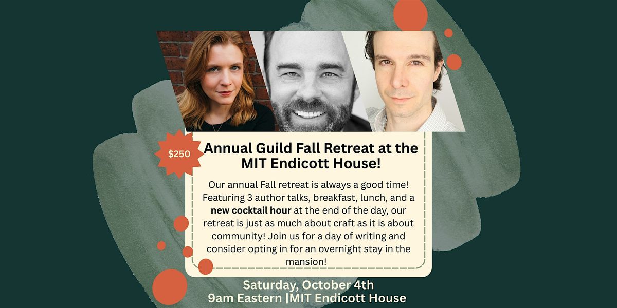 MetroWest Writers' Guild Annual Retreat at MIT Endicott House!
