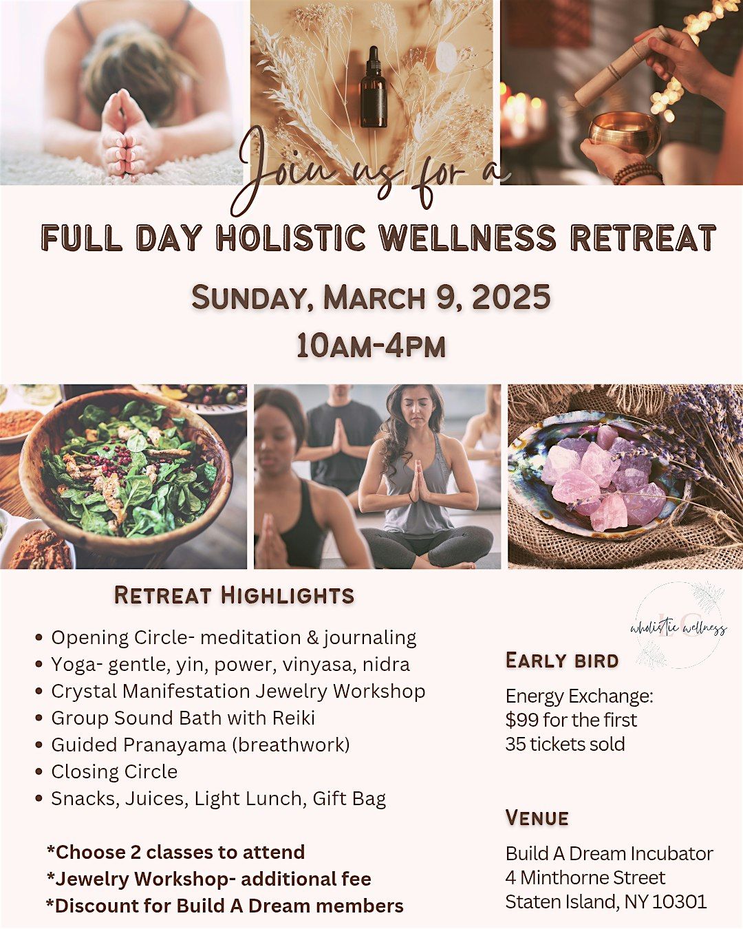 Full Day Holistic Wellness Retreat