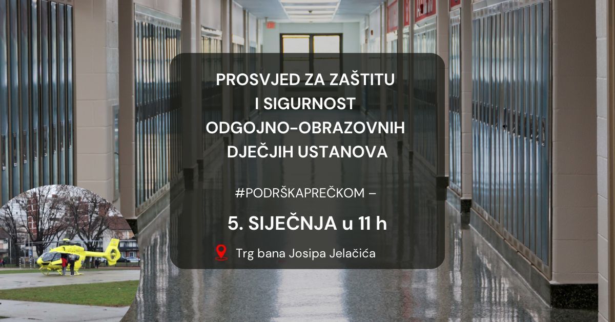 PROSVJED ZA ZA\u0160TITU I SIGURNOST ODGOJNO-OBRAZOVNIH DJE\u010cJIH USTANOVA