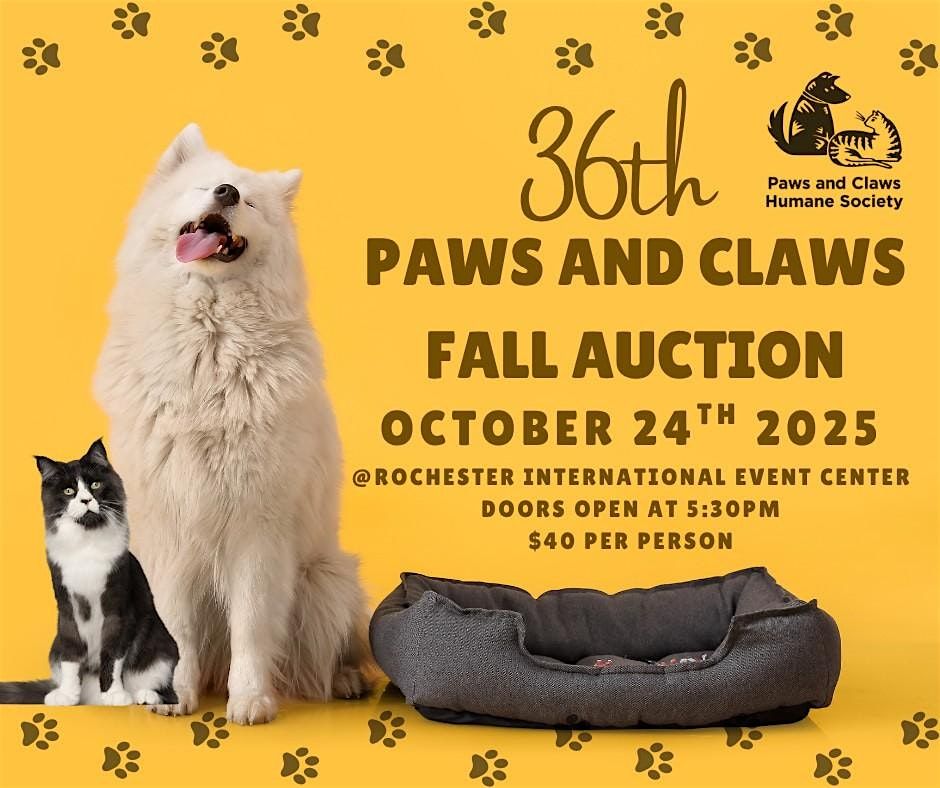 Paw and Claws 2025 Fall Auction