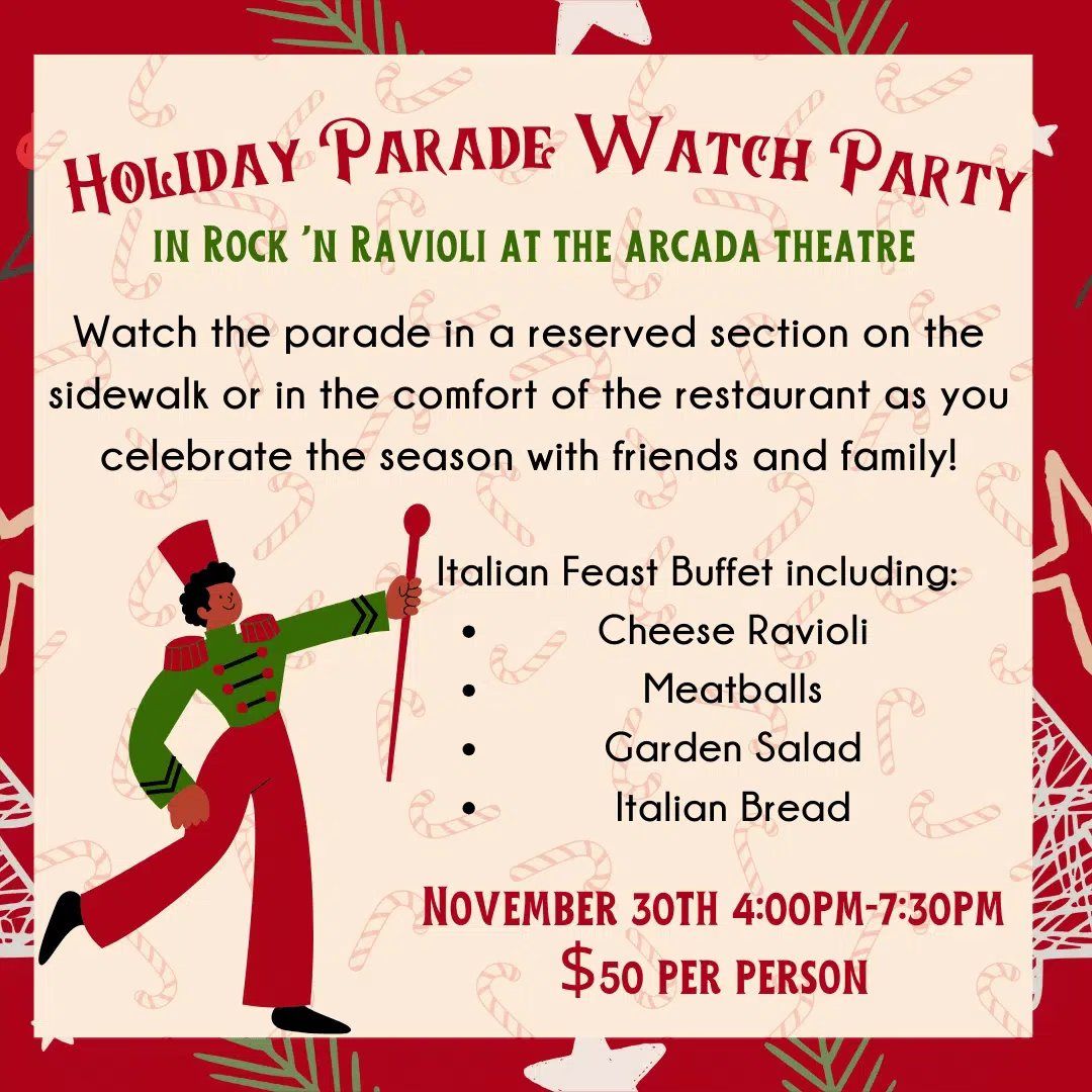 ROCK \u2018N RAVIOLI: Holiday Homecoming Electric Parade Watch Party