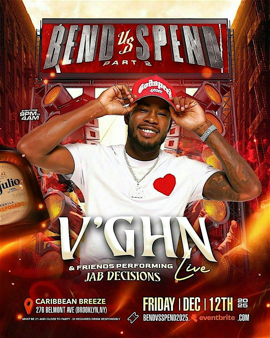 BEND Vs SPEND  Featuring Mr Jab Decisions VGHN & Friends Live