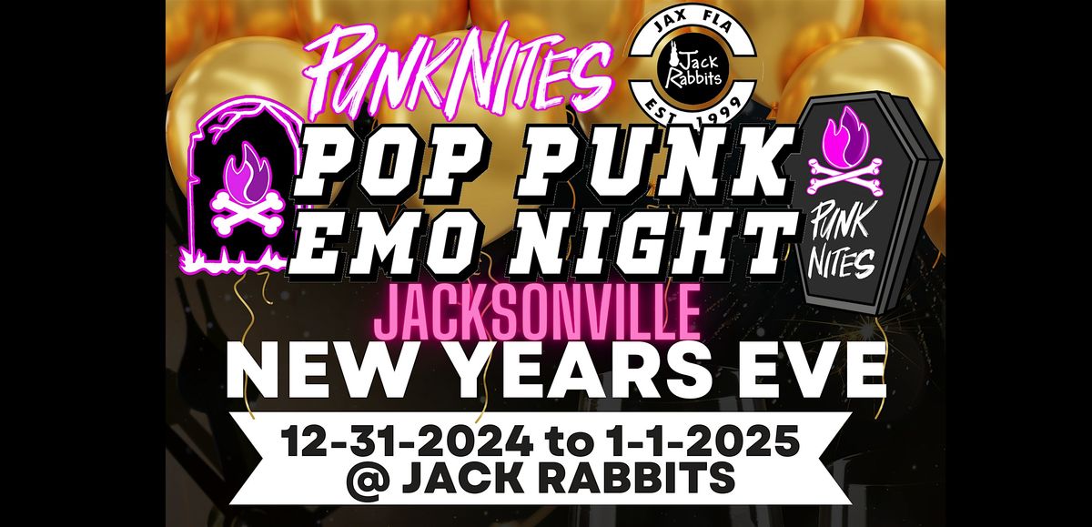 NEW YEAR'S EVE Pop Punk Emo Night JACKSONVILLE by PUNKNITES