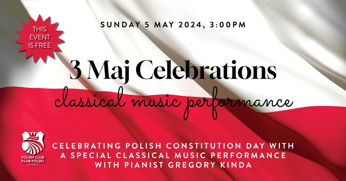 3 Maj Celebrations - Classical Music Performance