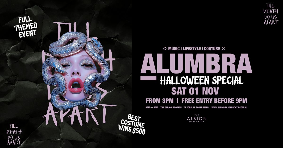 ALUMBRA SATURDAYS | 01.11.25 | HALLOWEEN