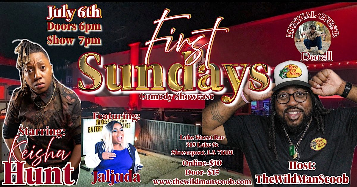 TheWildManScoob Presents   First Sundays Comedy Showcase