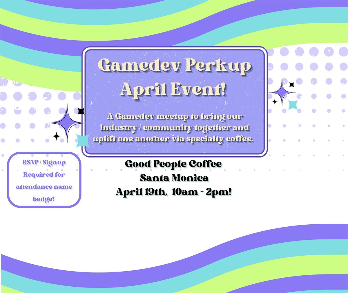 Gamedev PerkUp - April Event 2025