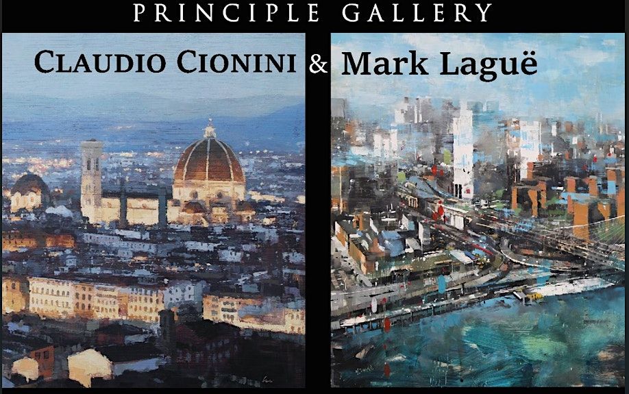 Claudio Cionini & Mark Lagu\u00eb: Ether & Edge Art Exhibition Opening