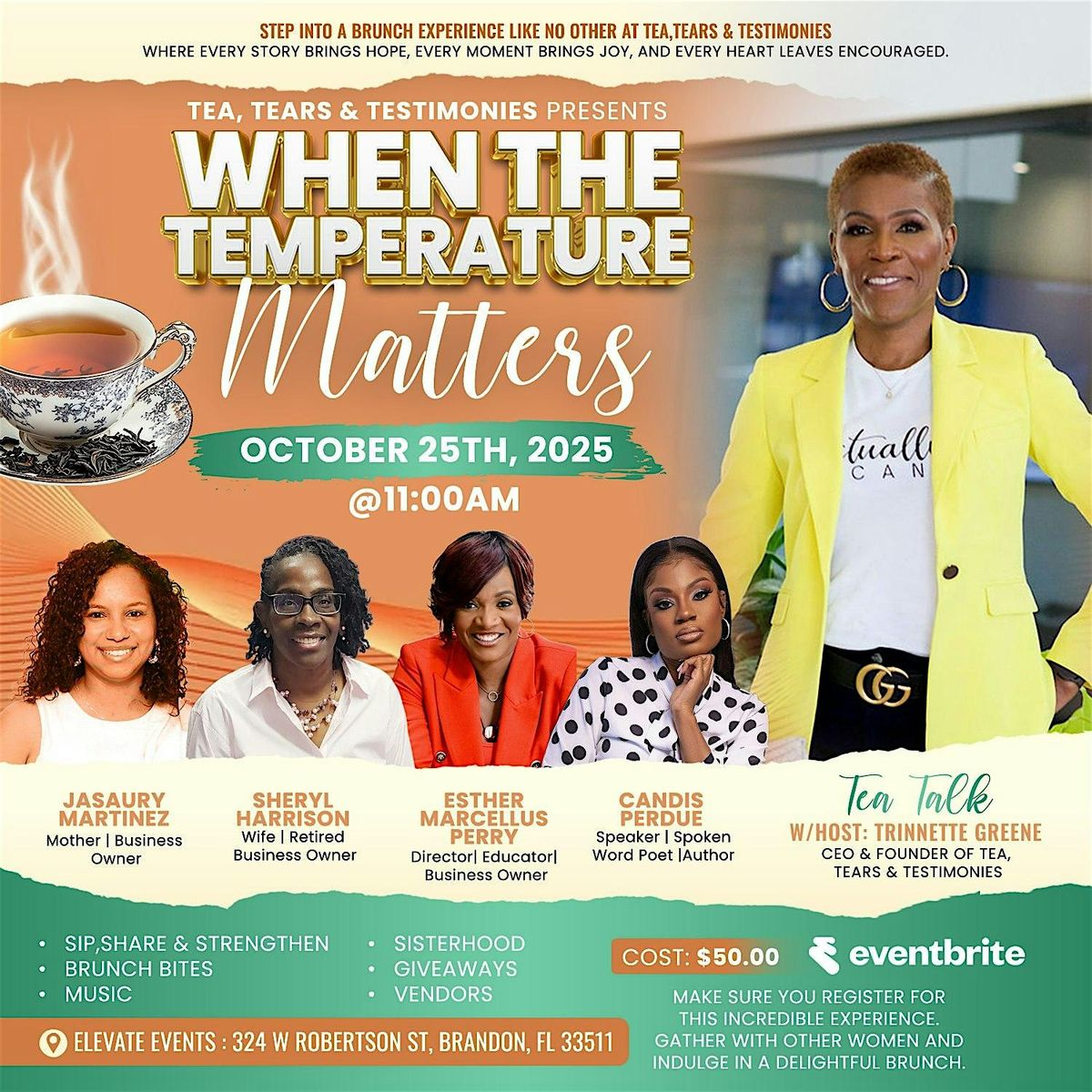 Tea, Tears & Testimonies Presents - The Temperature Matters