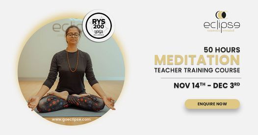 Eclipse 50 Hours Mediation Teacher Training Course