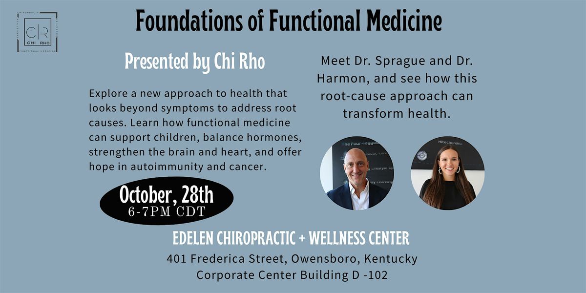 Foundations of Functional Medicine