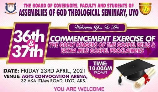 AGTS 36th & 37th COMMENCEMENT EXERCISE