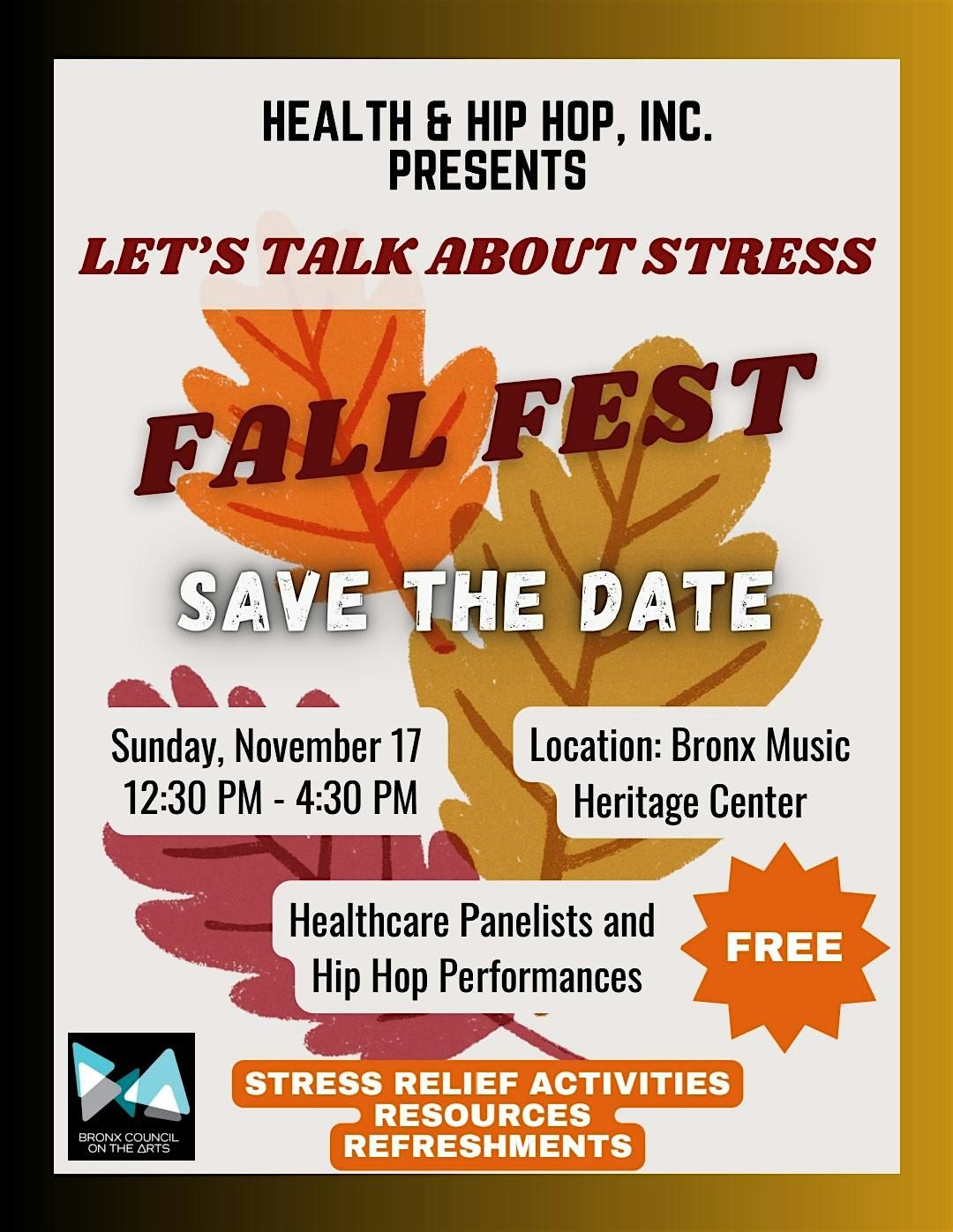 Let's Talk About Stress: Fall Fest