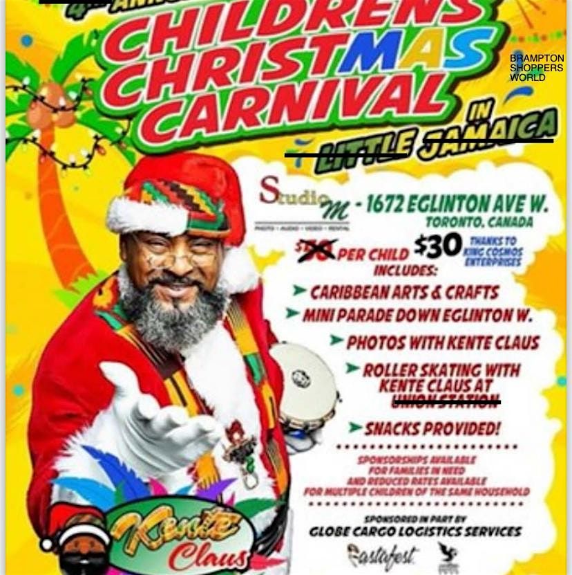 Kente Claus Christmas Carnival Ride For the Youth