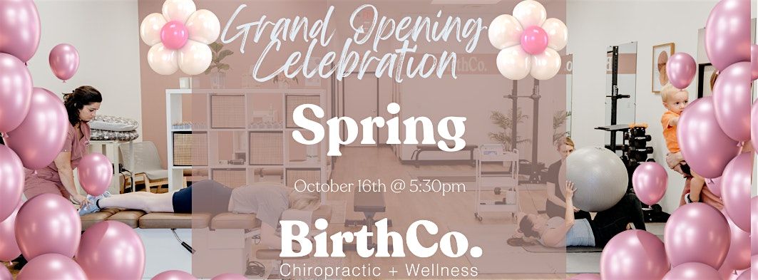 BirthCo. Spring GRAND OPENING