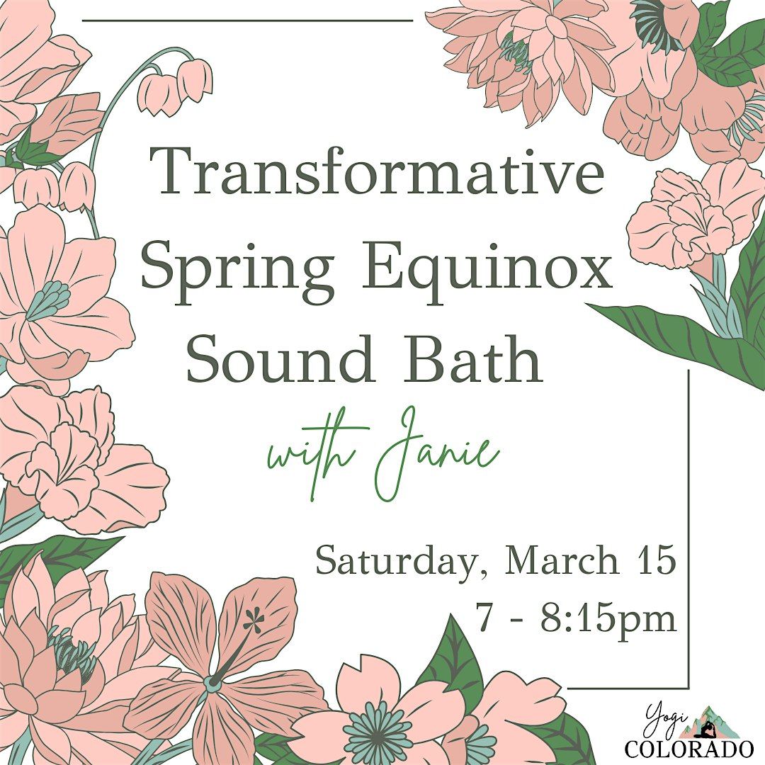 Transformative Spring Equinox Sound Bath