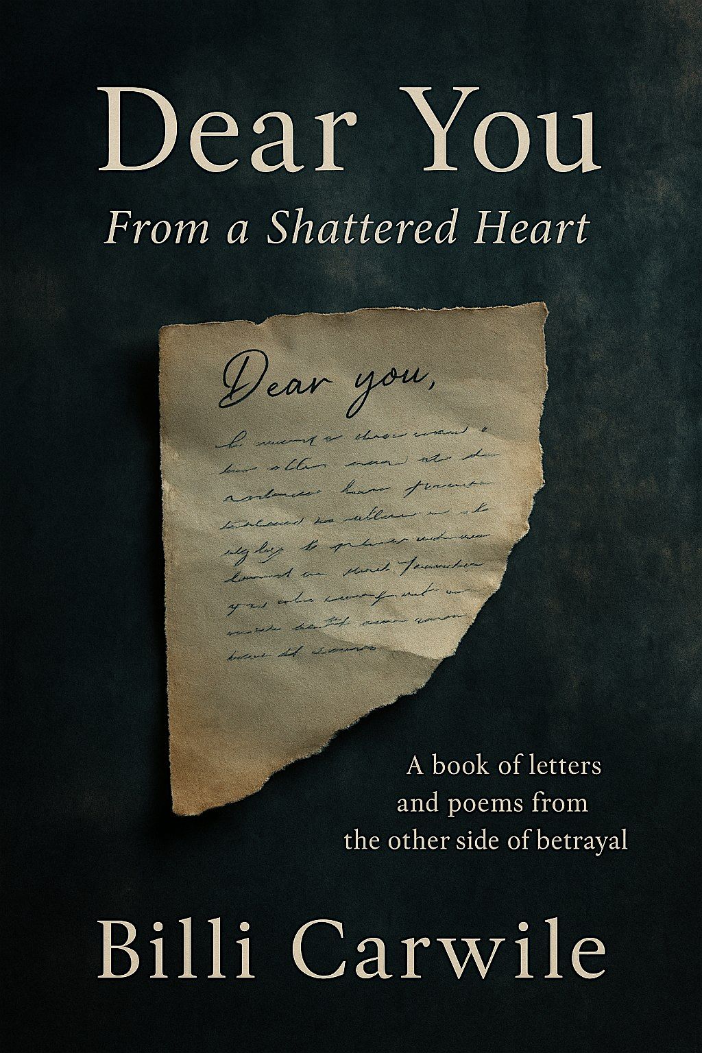 Dear You, Letters and Poems from the Other Side of Betrayal - Book Release
