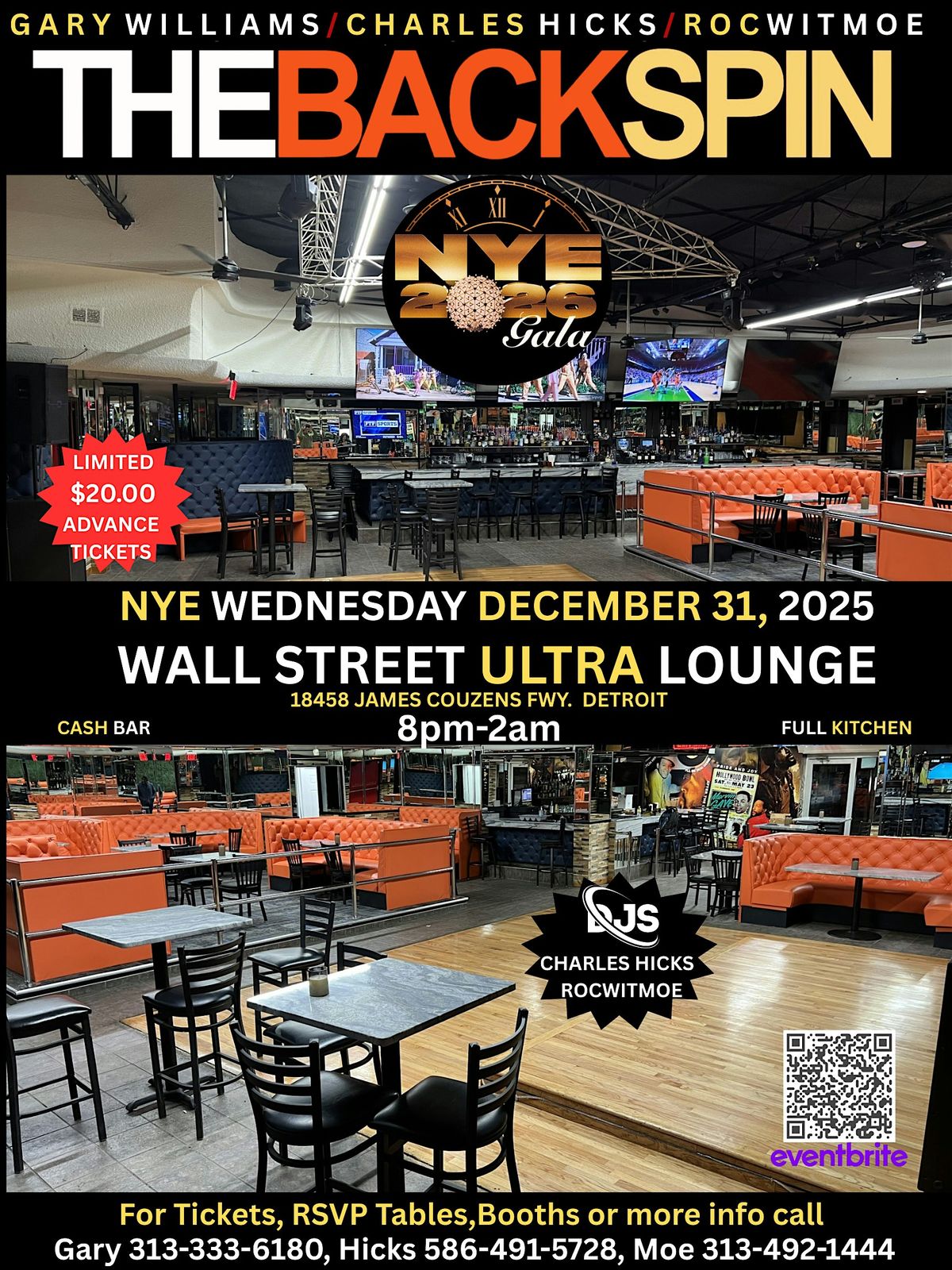 THE BACK SPIN NYE Gala