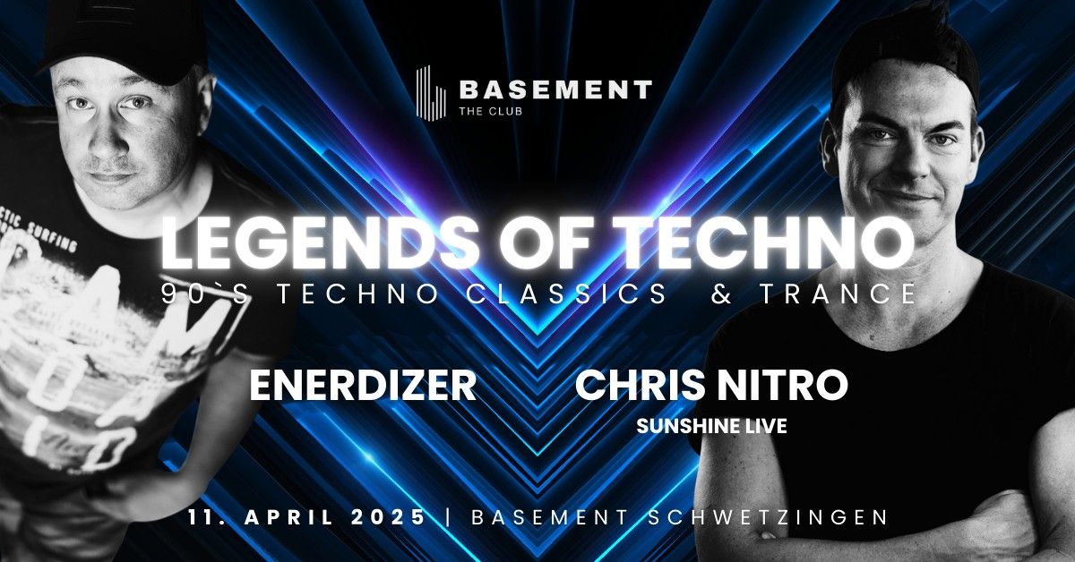 LEGENDS OF TECHNO - CHRIS NITRO (SUNSHINE LIVE) & ENERDIZER \/\/ 90s RAVE