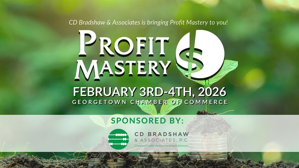 Profit Mastery Workshop - Central Texas