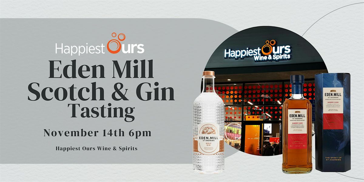 Eden Mill Scotch & Gin Tasting