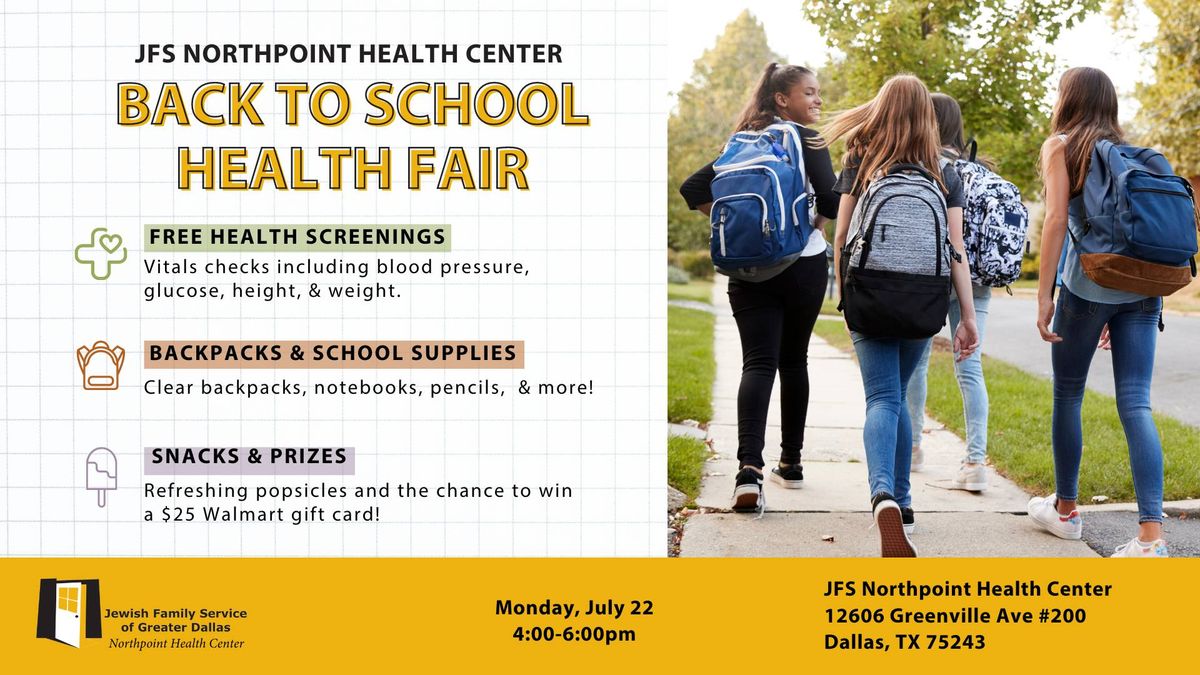 Northpoint Health Center Back to School Health Fair