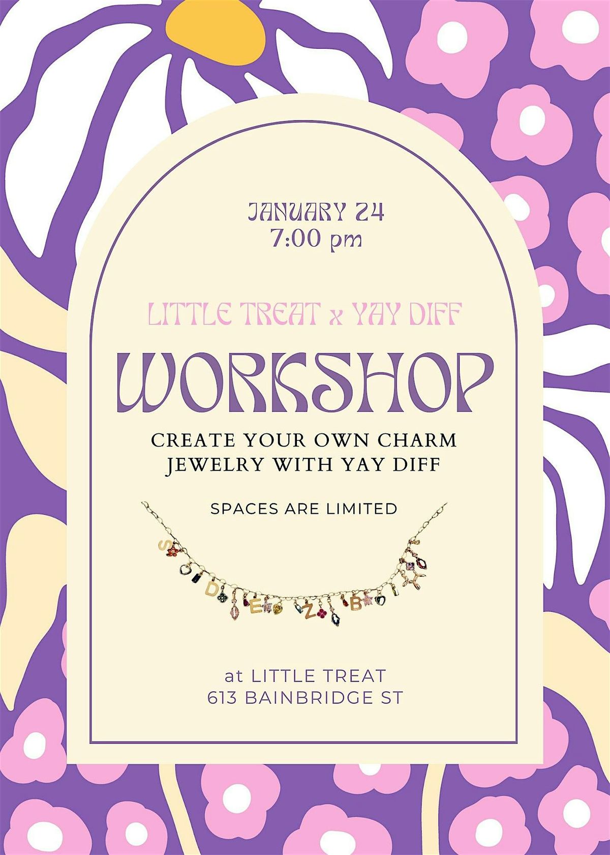 Create Your Own Charm Jewelry Workshop w\/ Yay Diff!