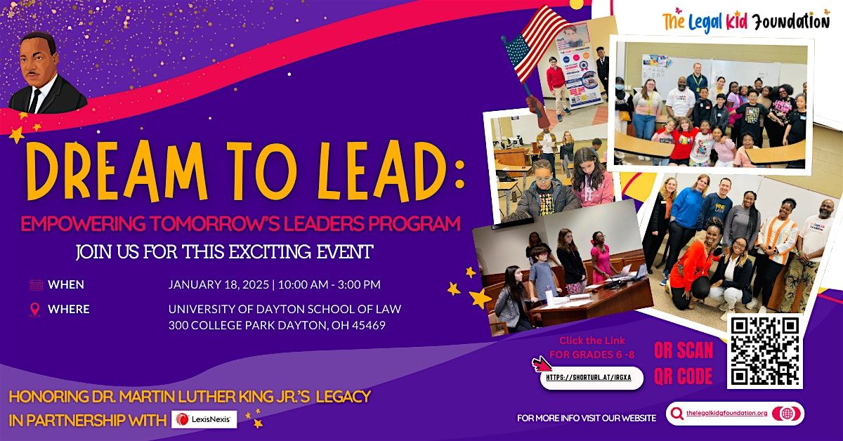 \u2b50 DREAM TO LEAD: EMPOWERING TOMORROW'S LEADERS PROGRAM \u2b50