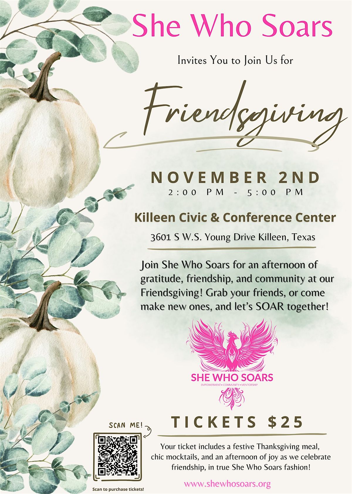 She Who Soars: Friendsgiving