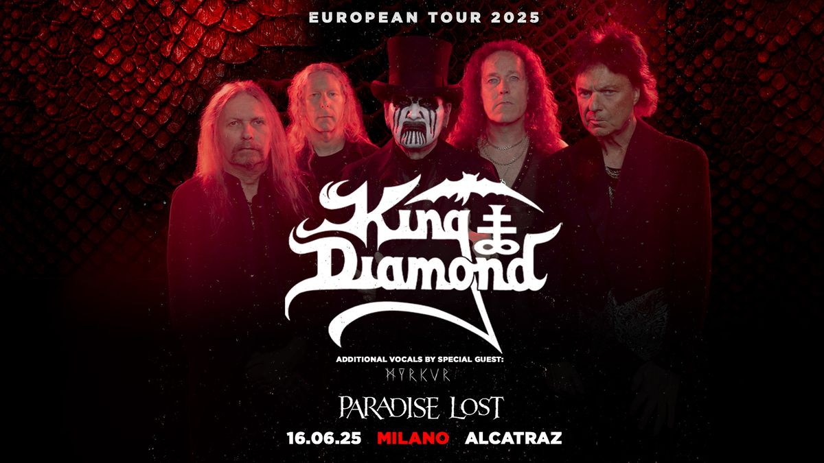 King Diamond + Paradise Lost | Milano, Alcatraz