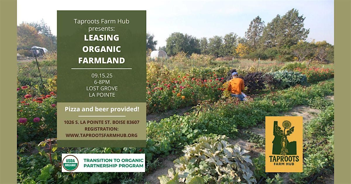 Taproots Farm Hub: Leasing Organic Farmland