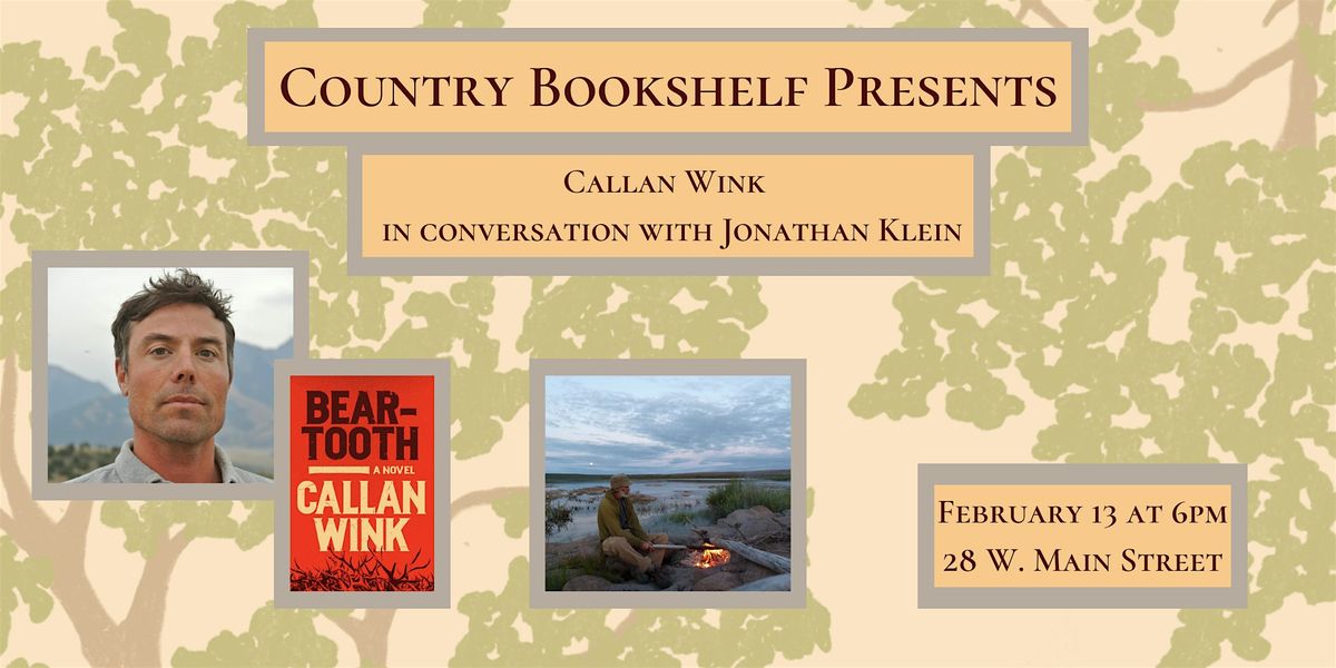 Callan Wink in conversation with Jonathan Klein