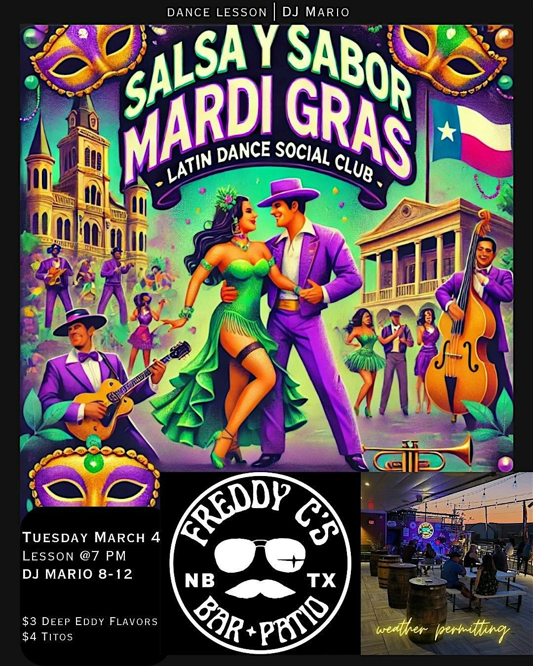 Salsa Y Sabor Mardi Gras Dance Social