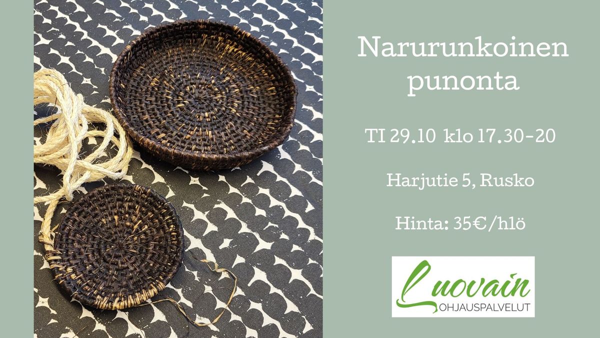 Narurunkoinen punonta