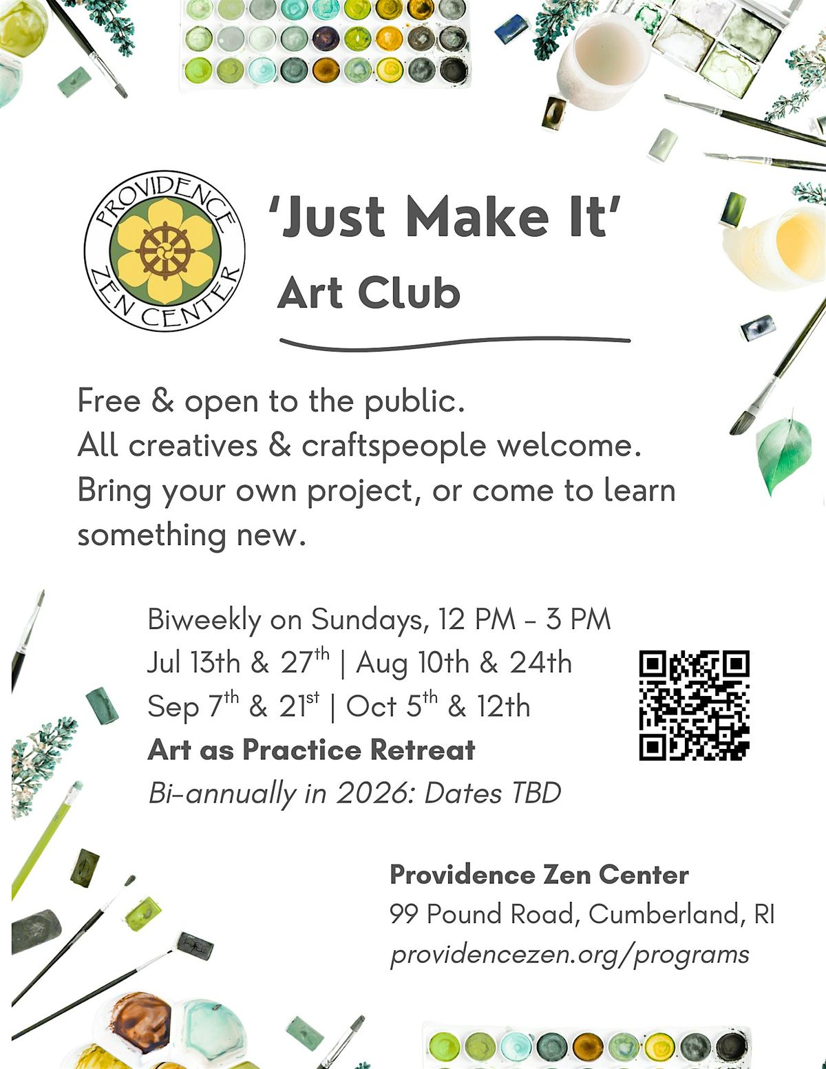 'Just Make It' Art Club
