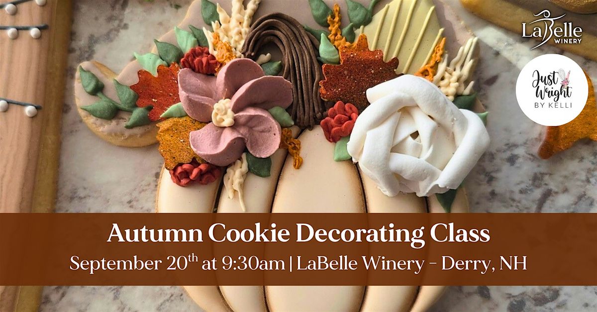Autumn Cookie Decorating Class (9\/20\/25 - Derry)