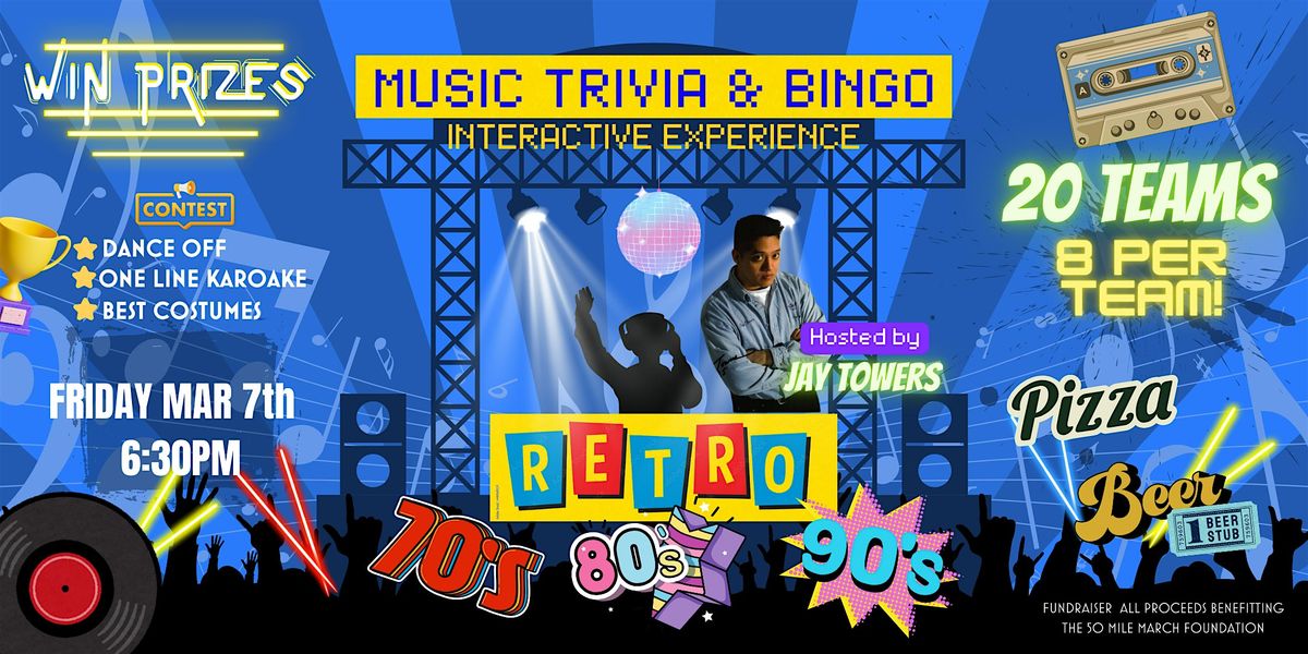 MUSIC TRIVIA & BINGO \/\/  Interactive Experience