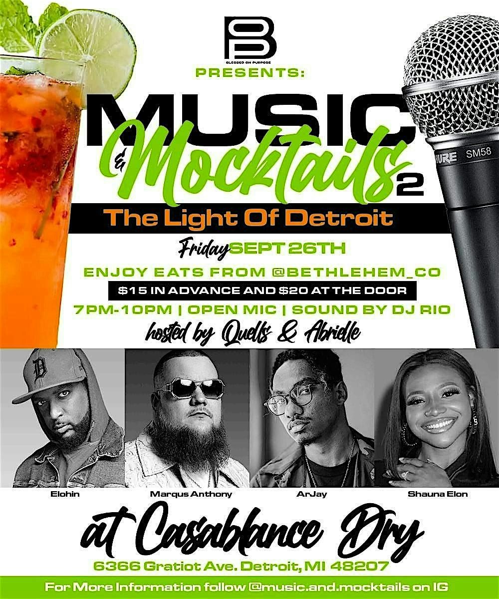 Music & Mocktails 2: The Light of Detroit